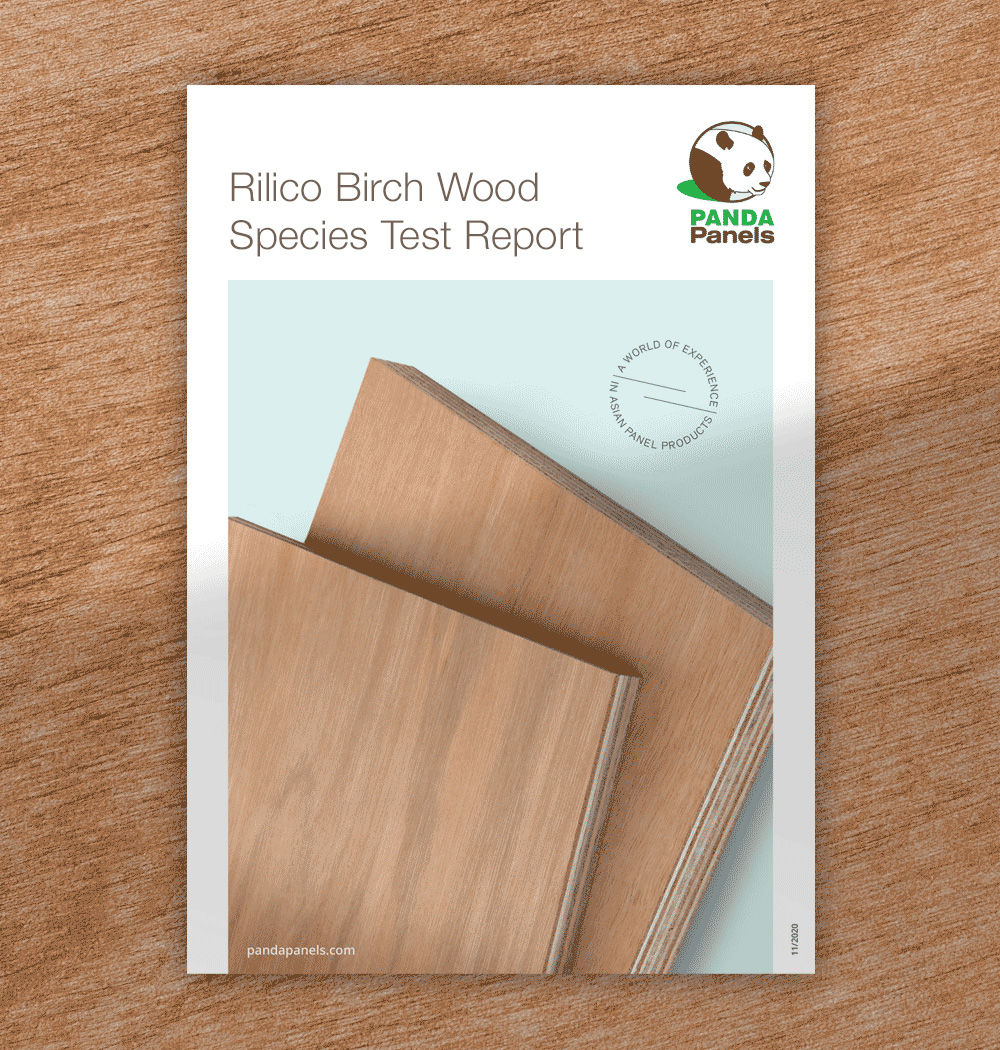 Panda Panels Birch Wood Species Test Report R